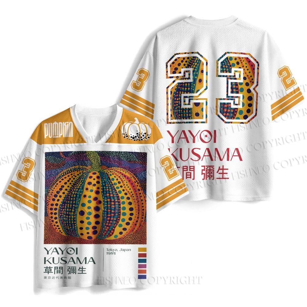 Yayoi Kusama Pumpkin Jersey Shirts
