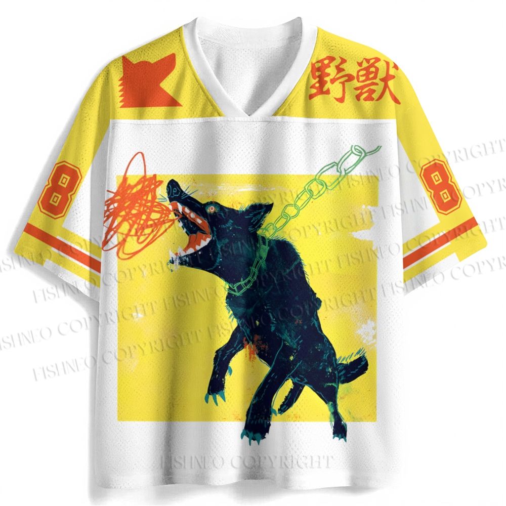 Wild Wolf Printed Jersey Shirts