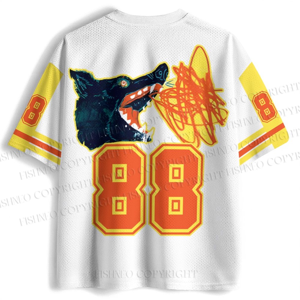 Wild Wolf Printed Jersey Shirts