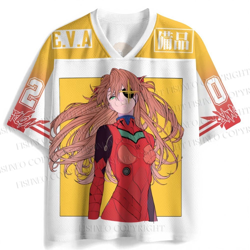 Neon Genesis Evangelion Asuka Jersey Shirts