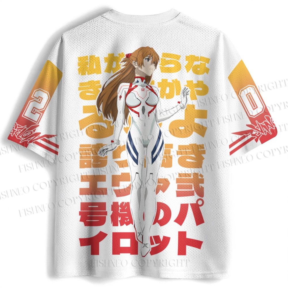 Neon Genesis Evangelion Asuka Jersey Shirts