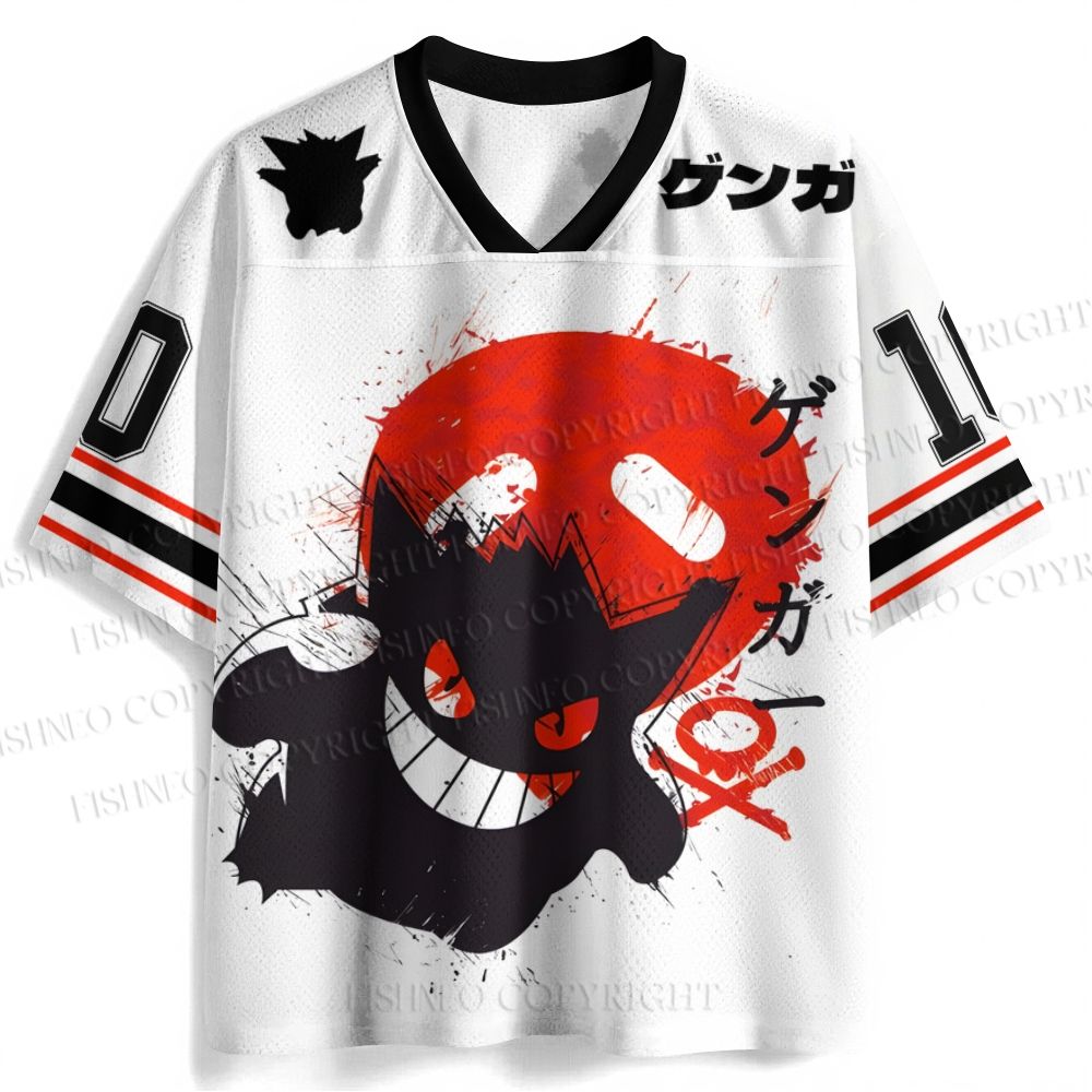 Gengar Printed Jersey Shirts