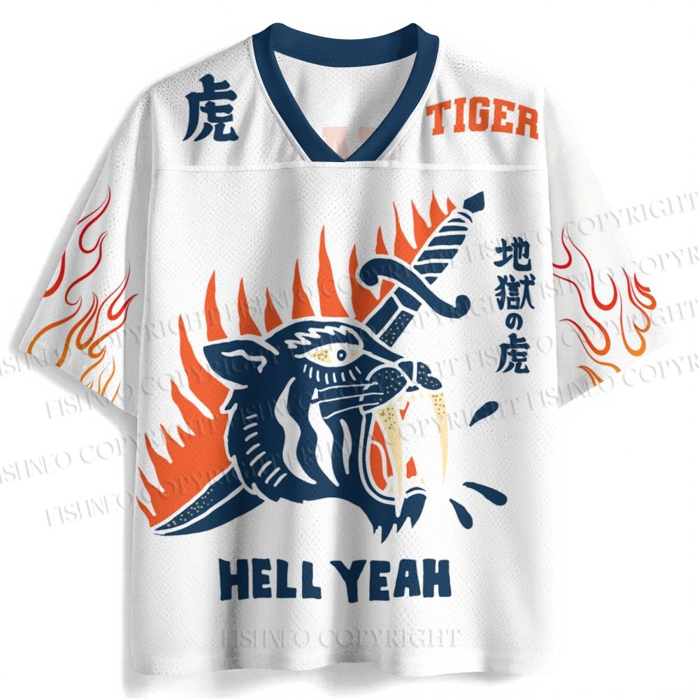 Tiger Printed Jersey Shirts