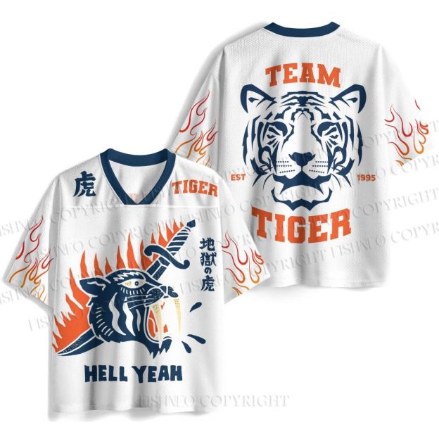 Tiger Printed Jersey Shirts