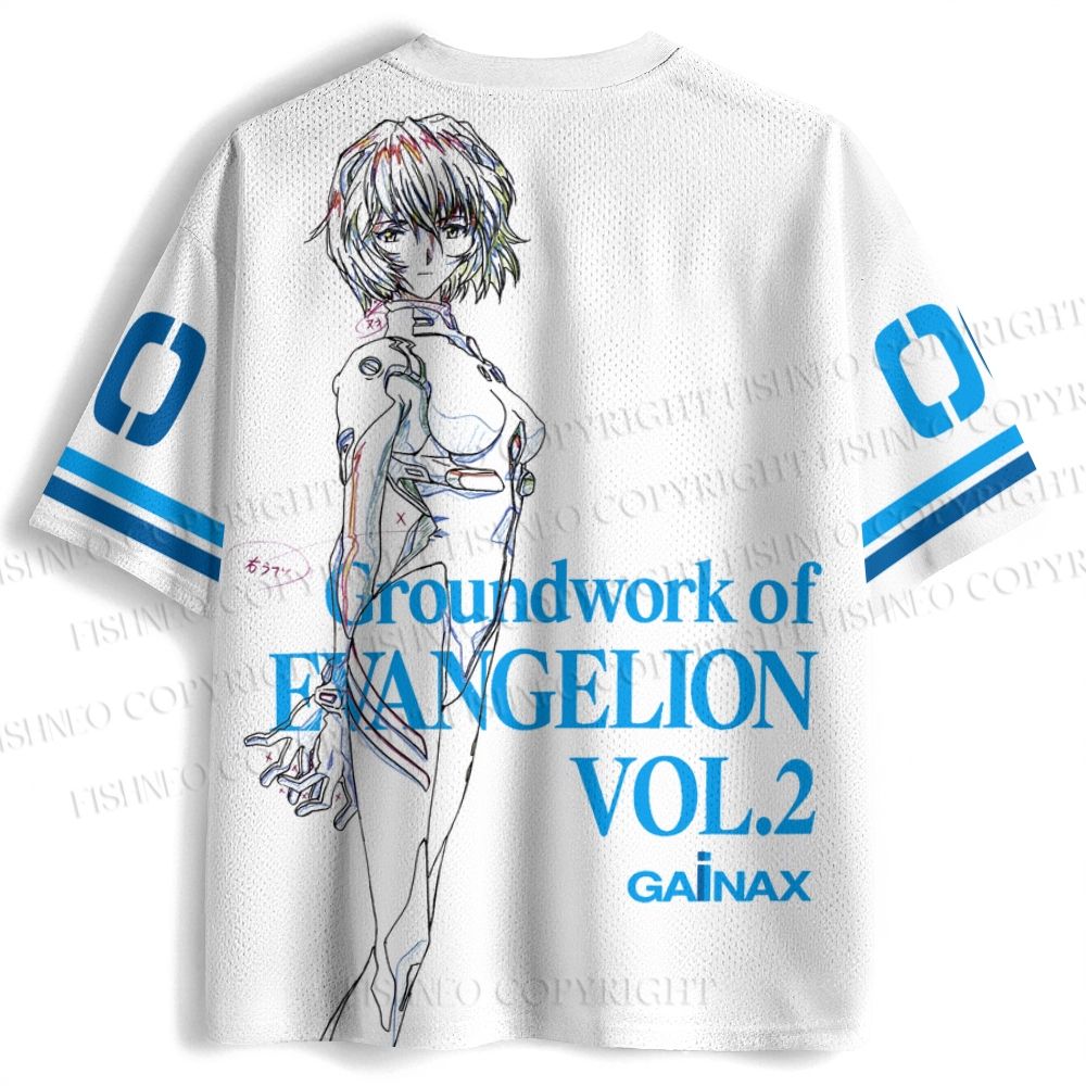 Neon Genesis Evangelion Rei Jersey Shirts