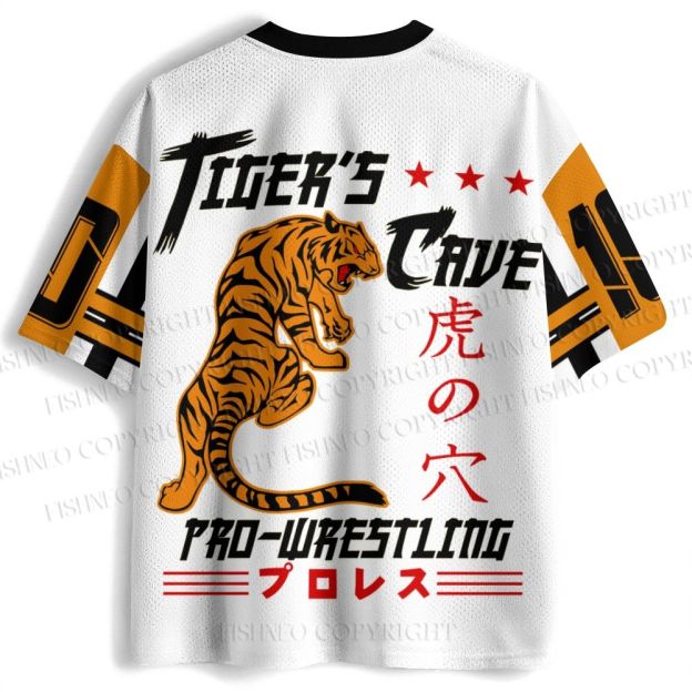 It's Not A Big Cat It's A Tiger Printed Jersey Shirts
