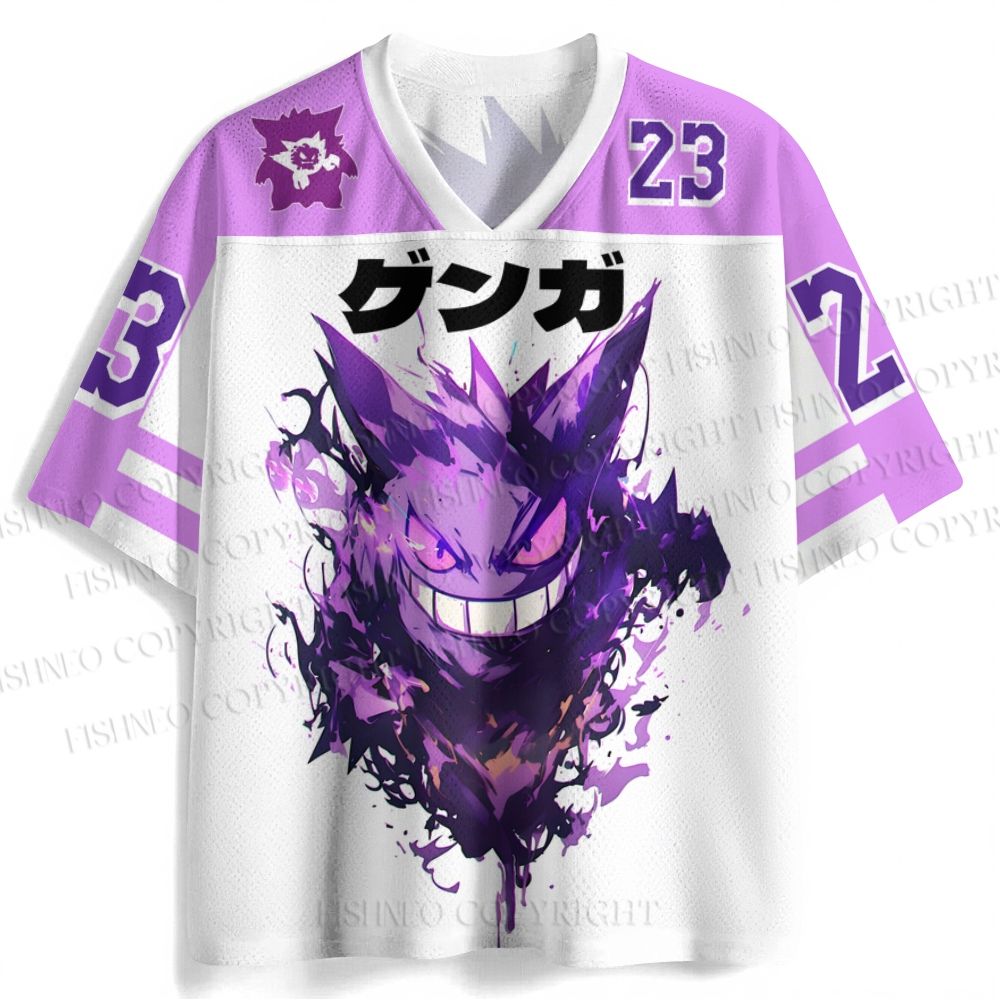 Gengar Printed Jersey Shirts