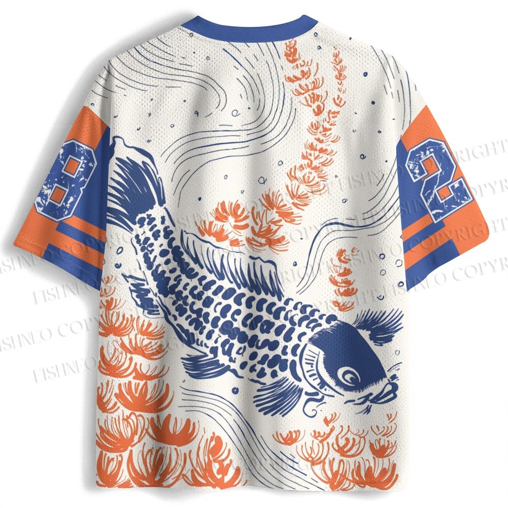 Japanese Vintage Fish Printed Jersey Shirts