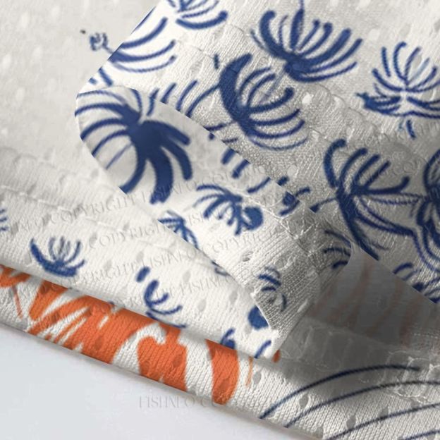 Japanese Vintage Fish Printed Jersey Shirts