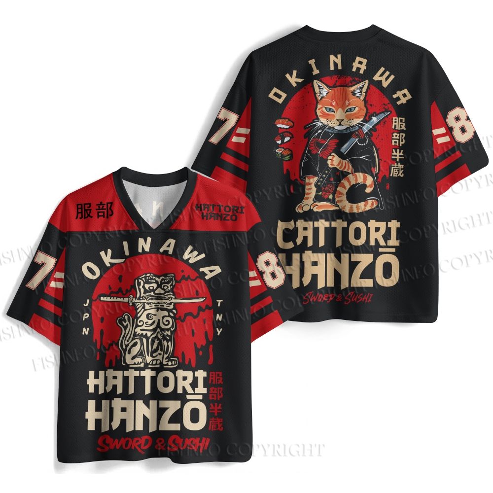 Hattori Hanzo Printed Jersey Shirts