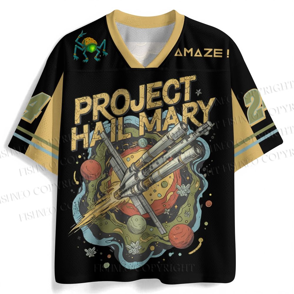 Project Hail Mary Printed Jersey Shirts