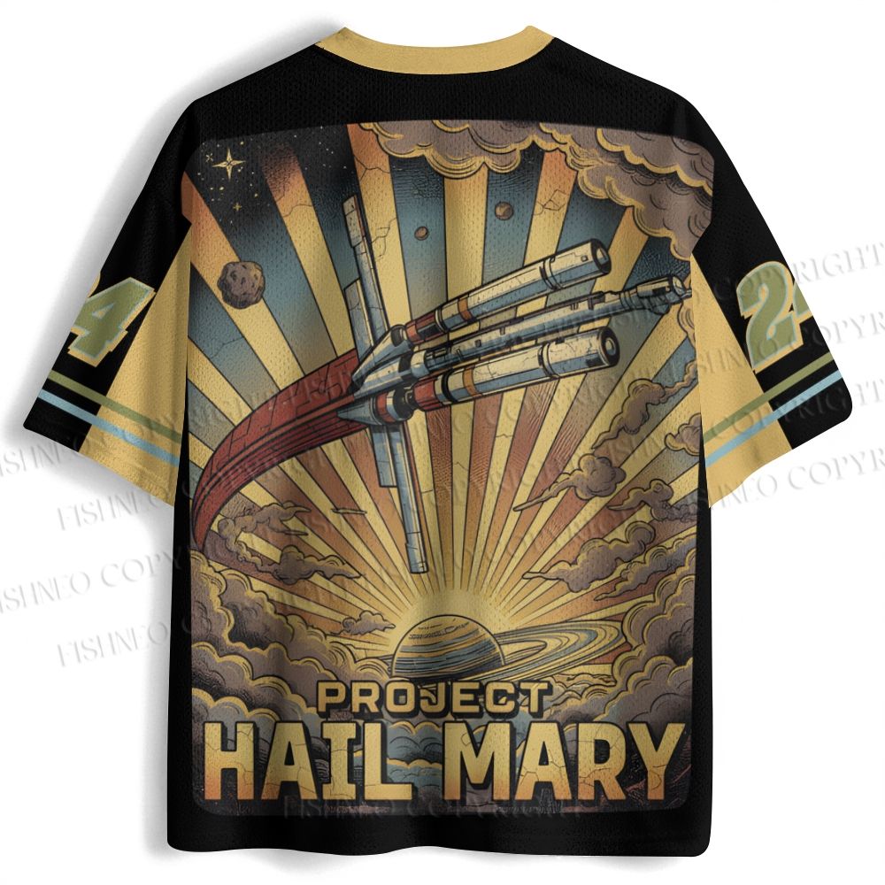 Project Hail Mary Printed Jersey Shirts