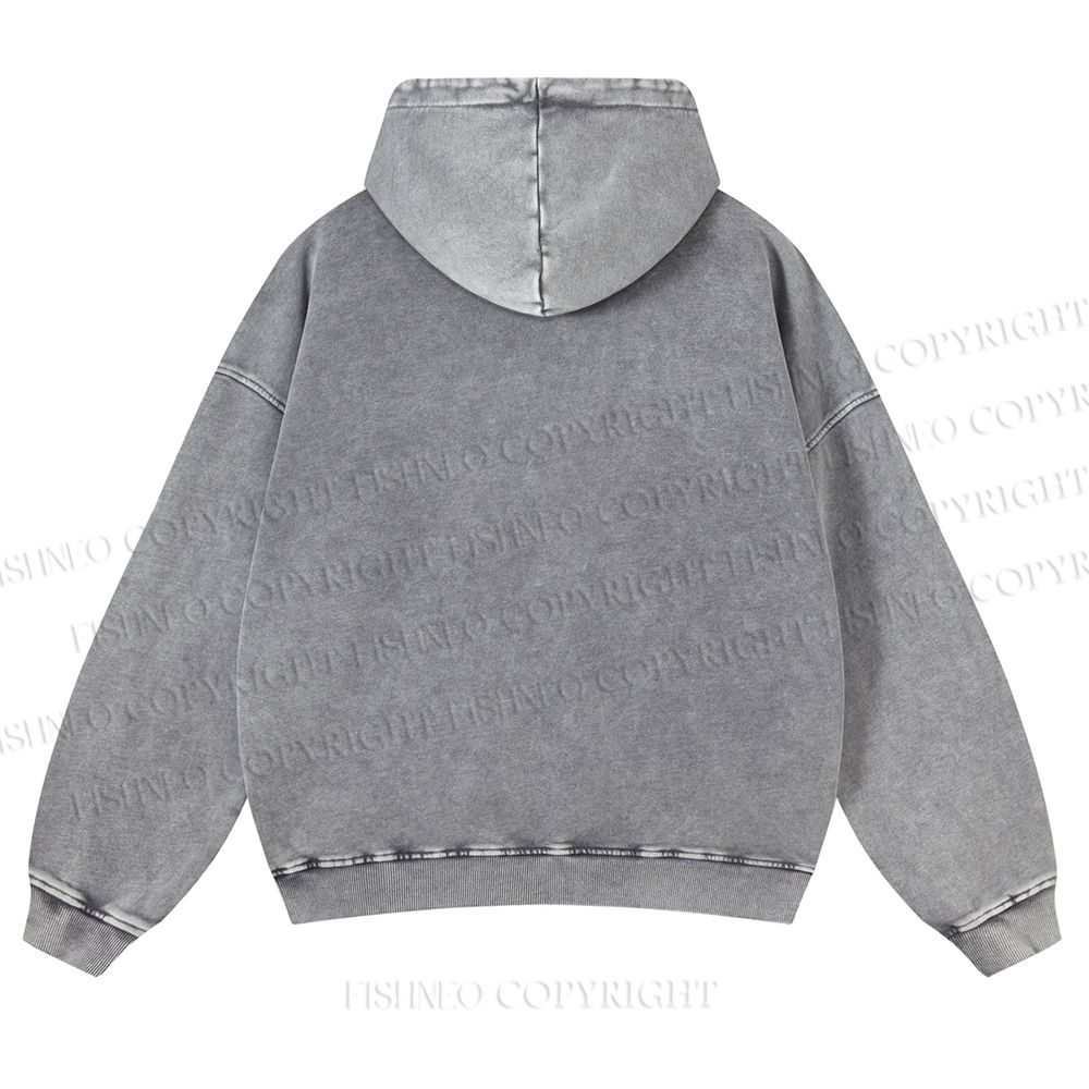 More Amor Por Favor Casual Washed Hoodie