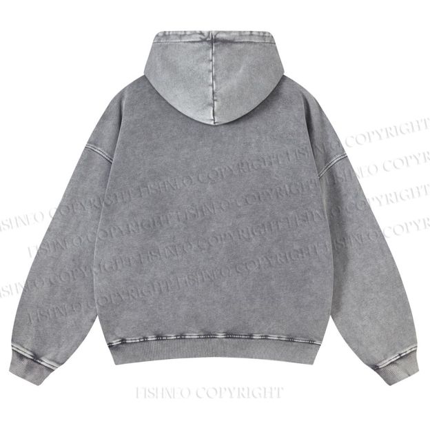 More Amor Por Favor Casual Washed Hoodie