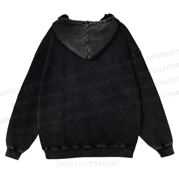 More Amor Por Favor Casual Washed Hoodie