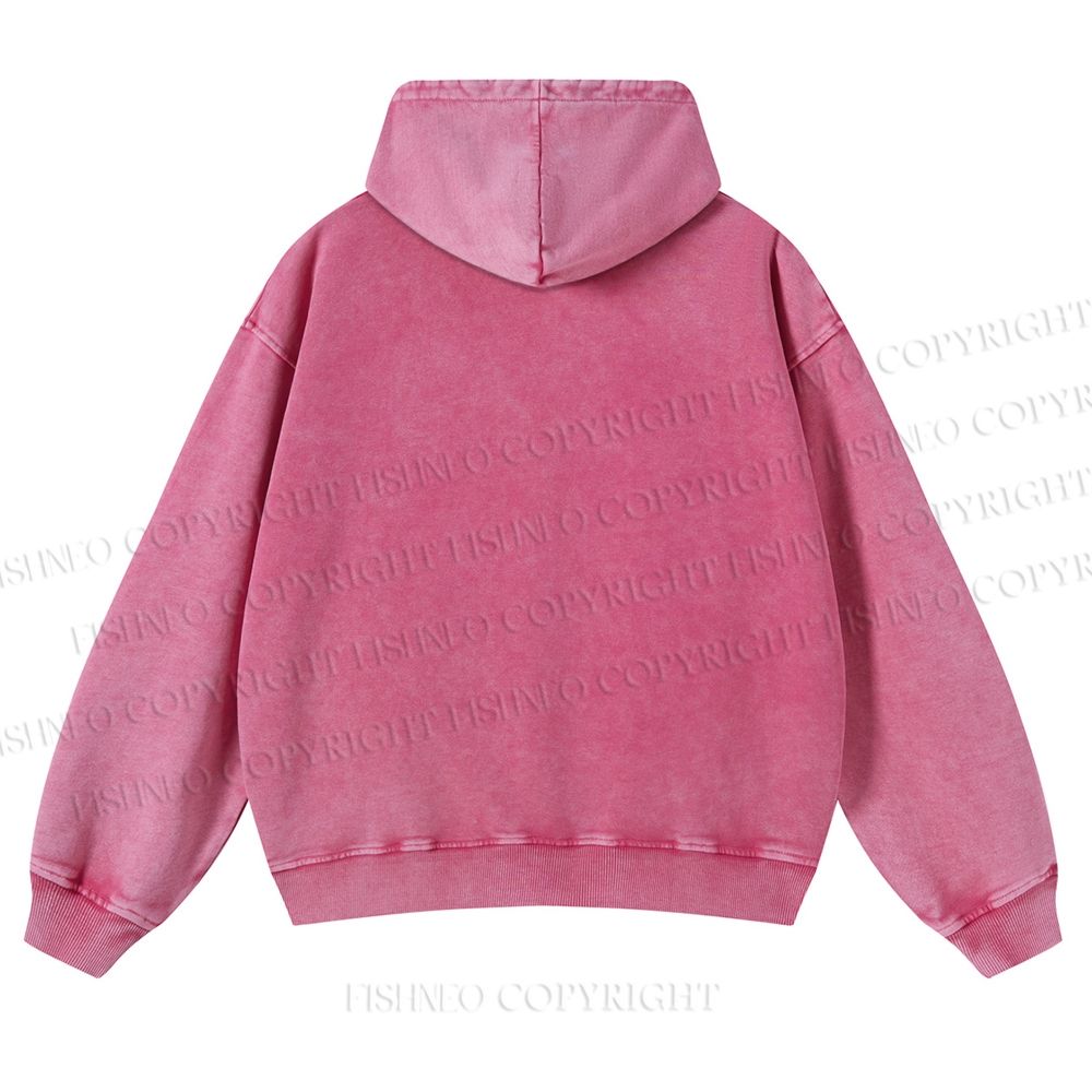 More Amor Por Favor Casual Washed Hoodie