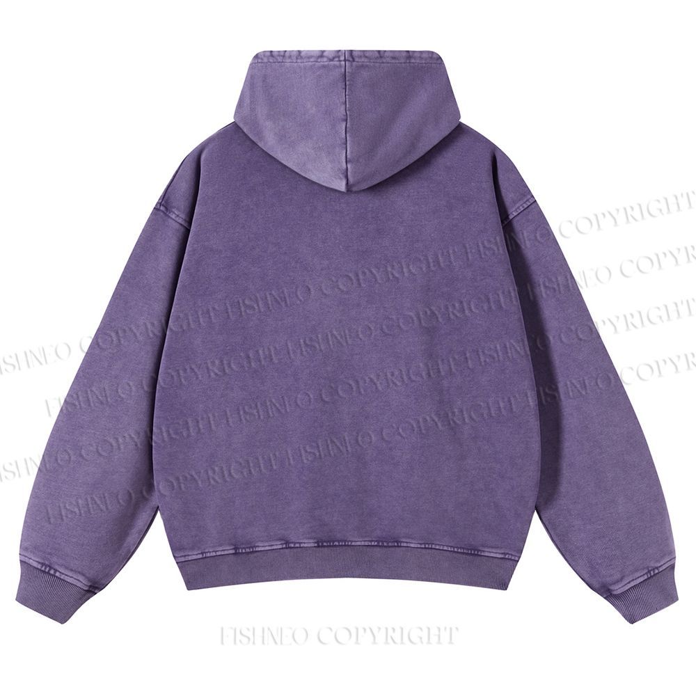 More Amor Por Favor Casual Washed Hoodie