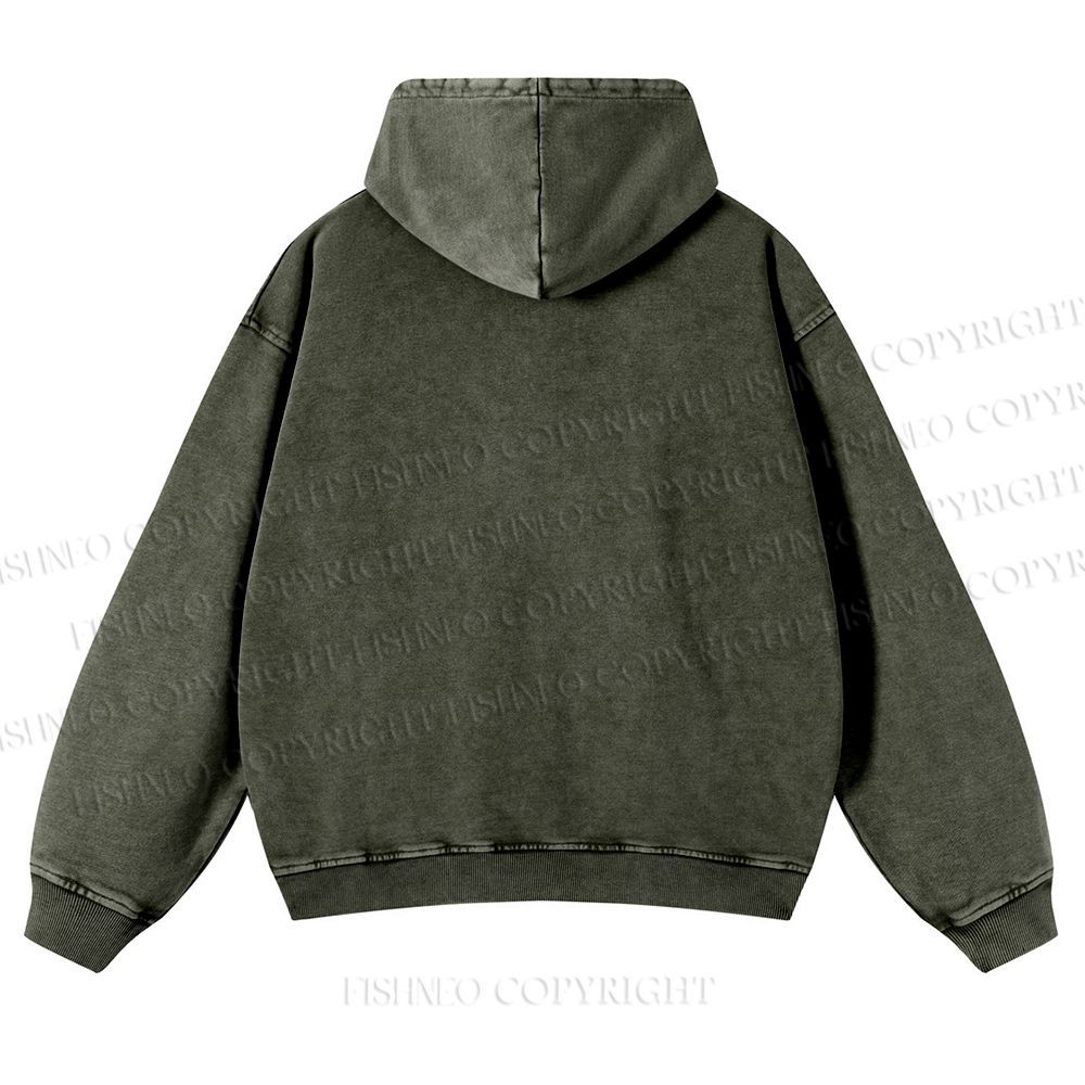 More Amor Por Favor Casual Washed Hoodie