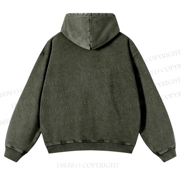 More Amor Por Favor Casual Washed Hoodie