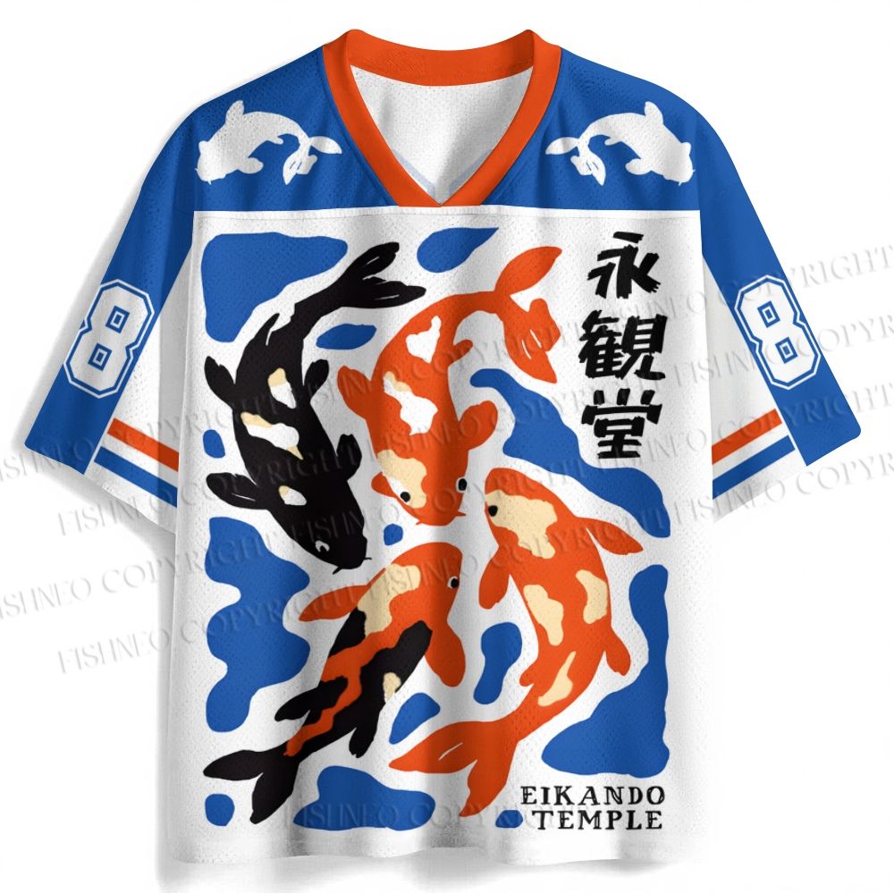 Koi Fish Japanese Jersey Shirts