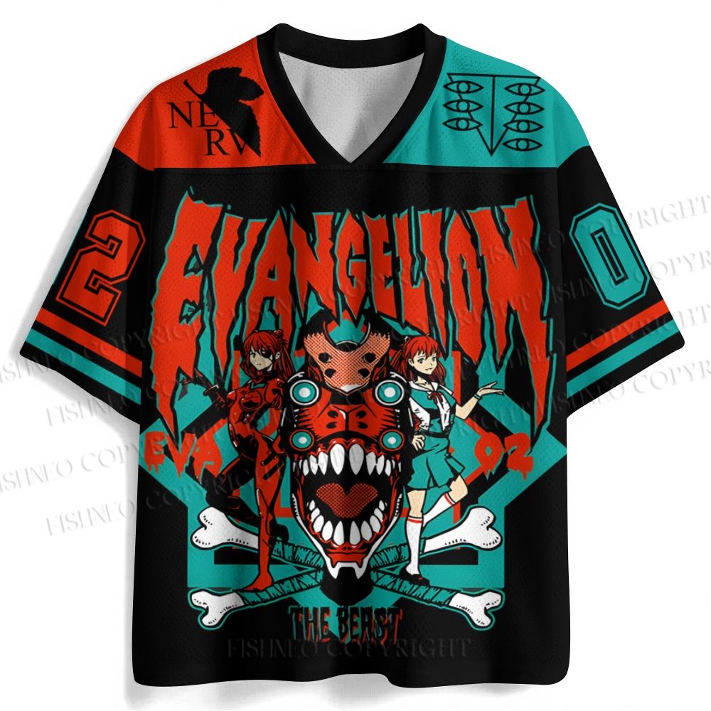 Neon Genesis Evangelion Jersey Shirts