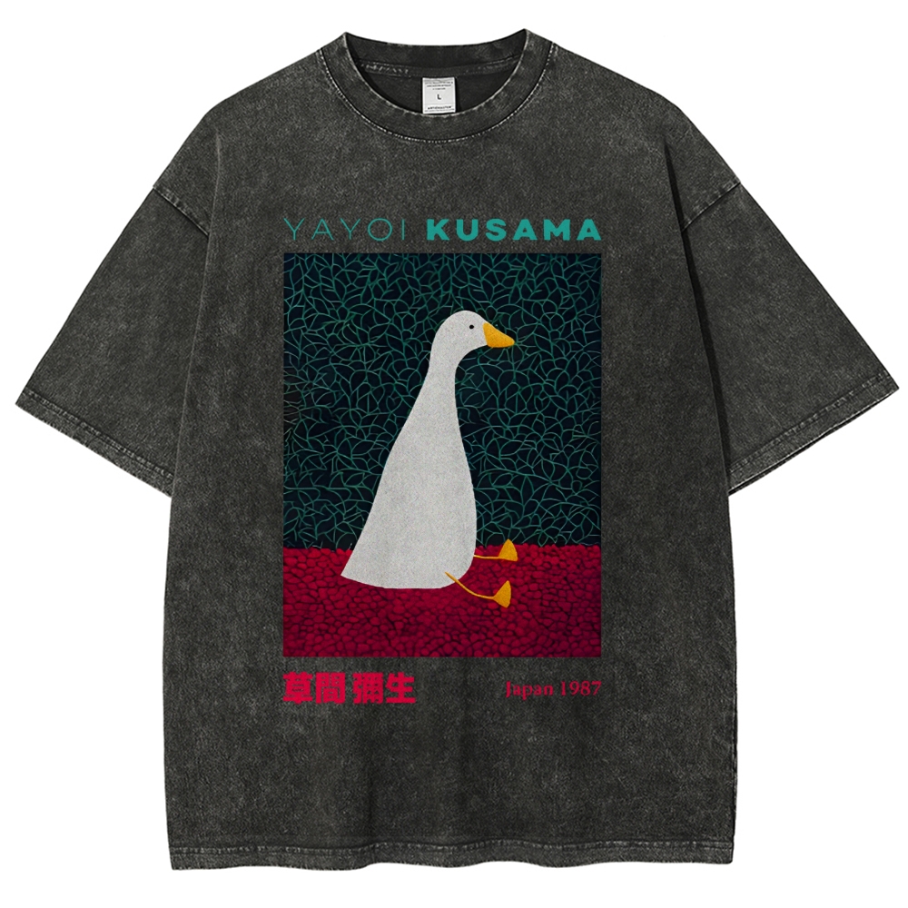 Yayoi Kusama Animal Art Vintage Washed T-shirt