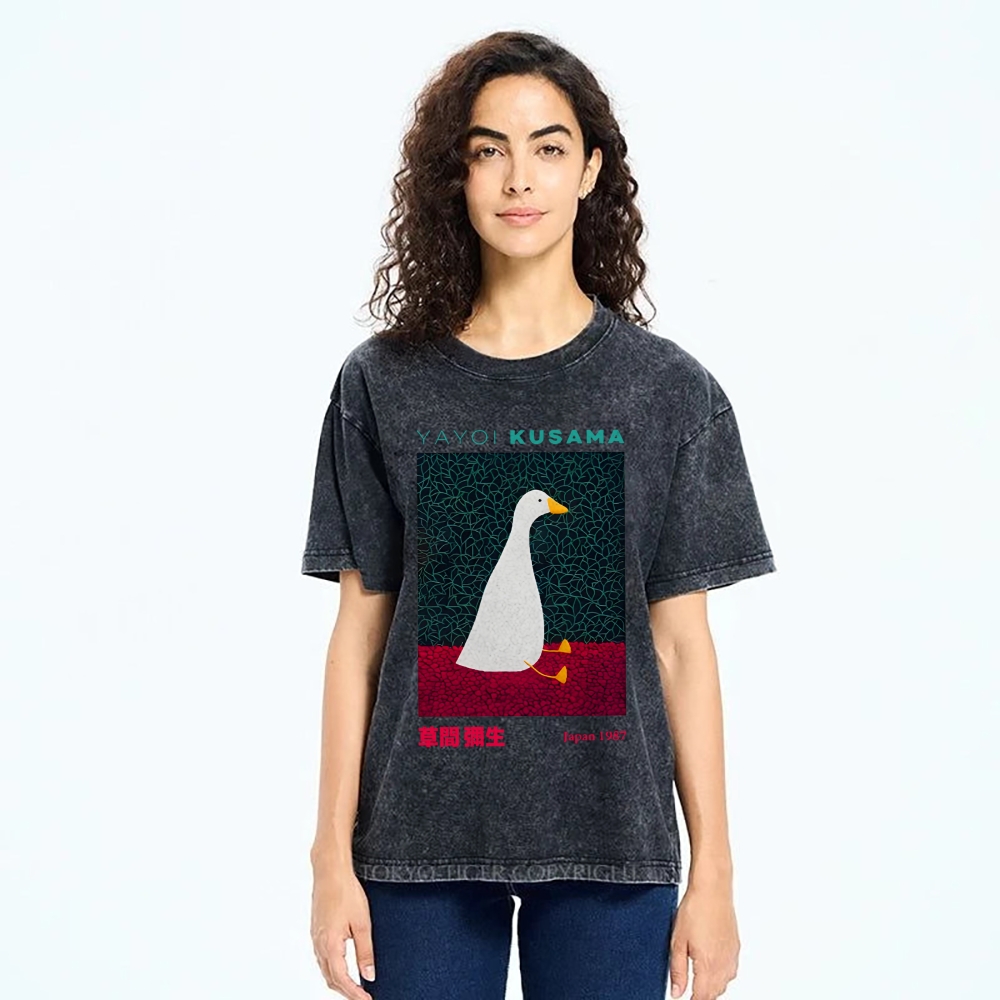 Yayoi Kusama Animal Art Vintage Washed T-shirt