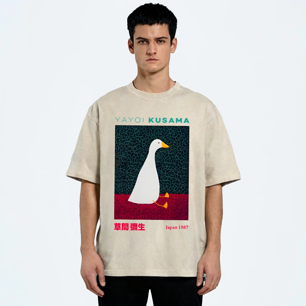 Yayoi Kusama Animal Art Vintage Washed T-shirt