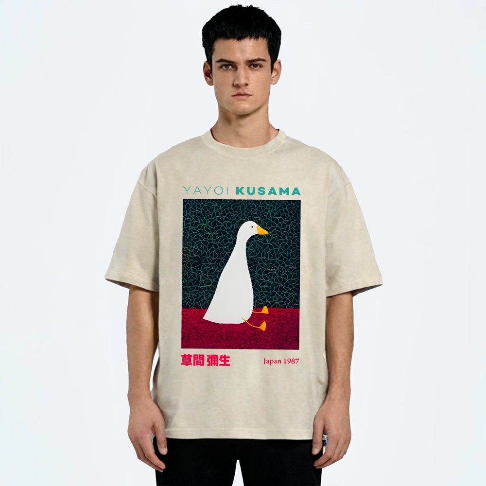 Yayoi Kusama Animal Art Vintage Washed T-shirt