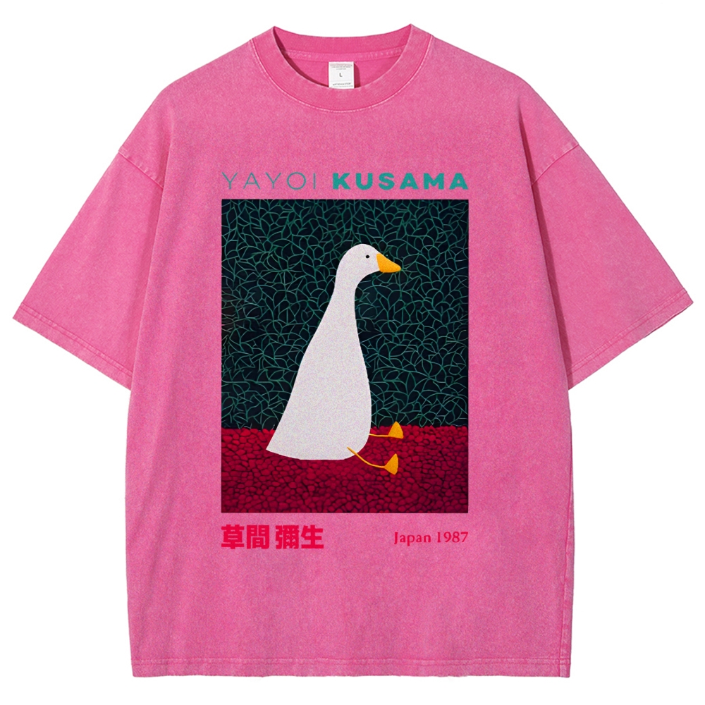 Yayoi Kusama Animal Art Vintage Washed T-shirt