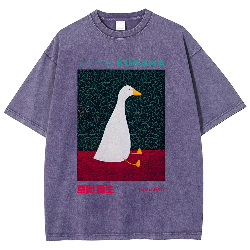 Yayoi Kusama Animal Art Vintage Washed T-shirt