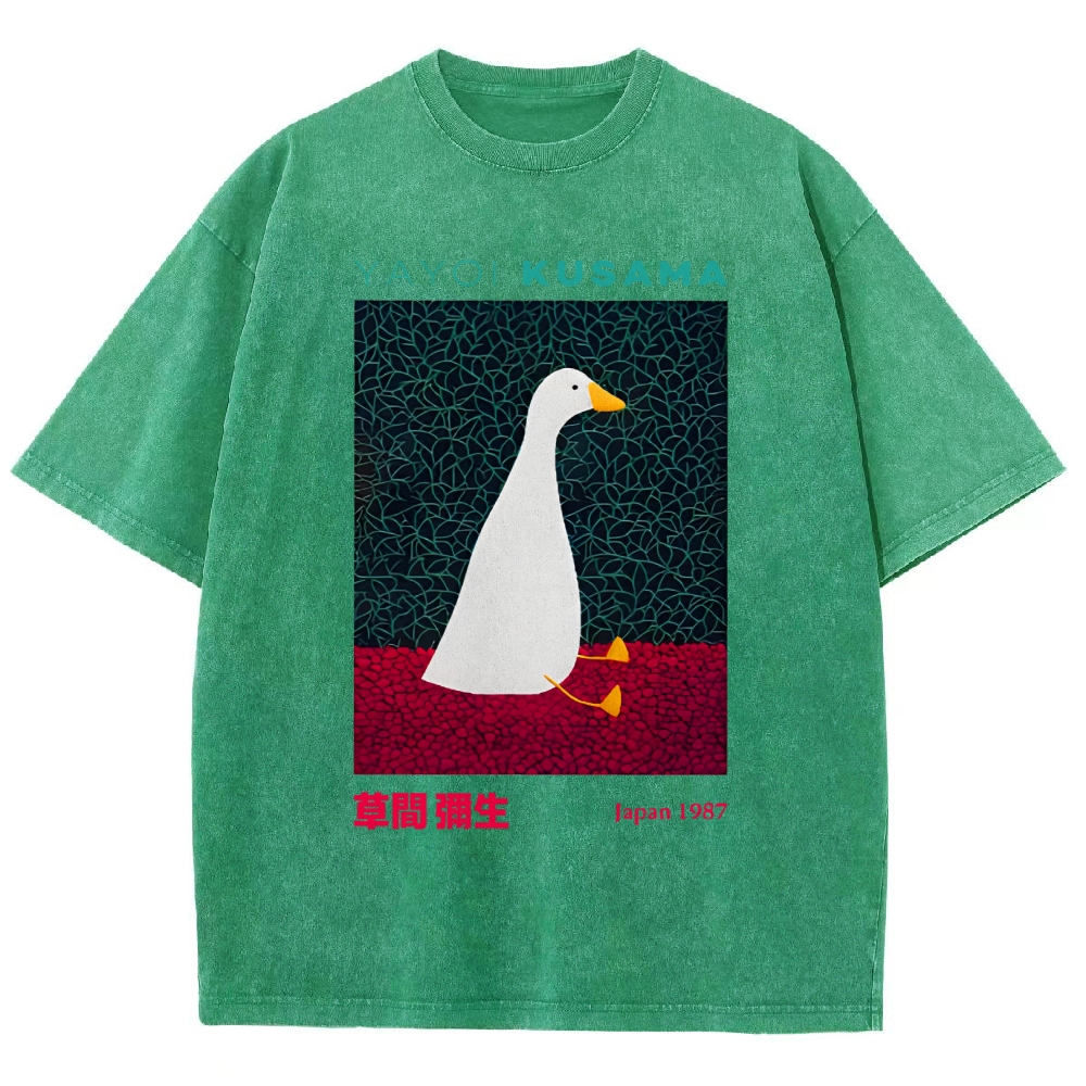 Yayoi Kusama Animal Art Vintage Washed T-shirt