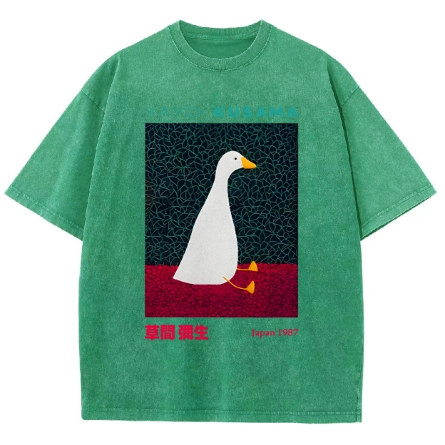 Yayoi Kusama Animal Art Vintage Washed T-shirt