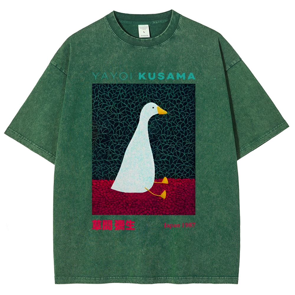 Yayoi Kusama Animal Art Vintage Washed T-shirt