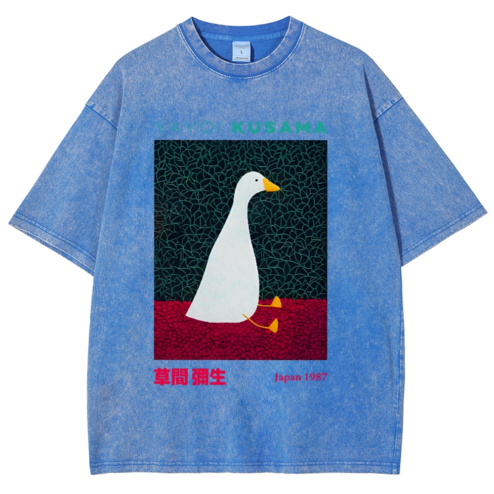 Yayoi Kusama Animal Art Vintage Washed T-shirt