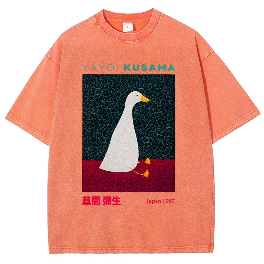 Yayoi Kusama Animal Art Vintage Washed T-shirt