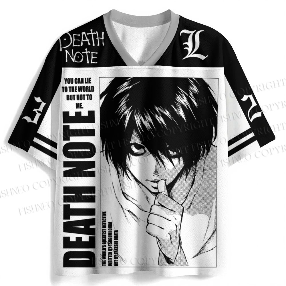 Death Note L Jersey Shirts