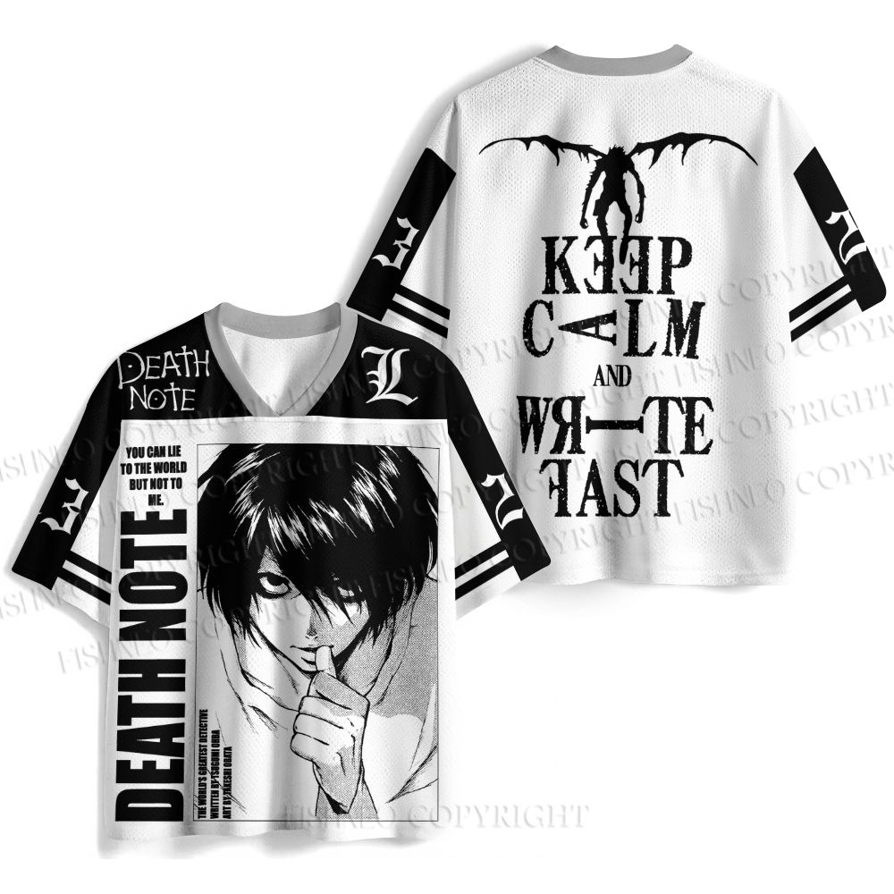 Death Note L Jersey Shirts