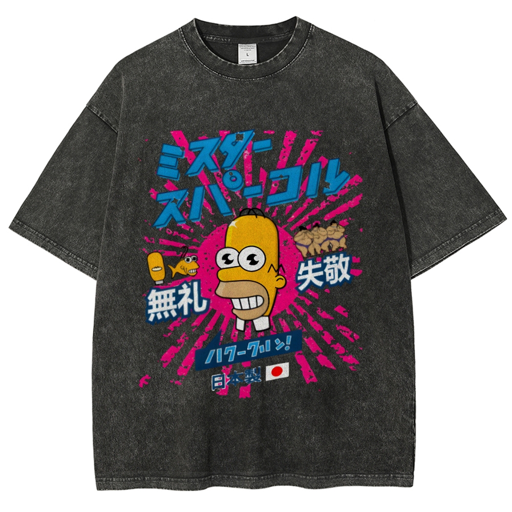 Mr Sparkle Rising Sun Vintage Washed T-shirt