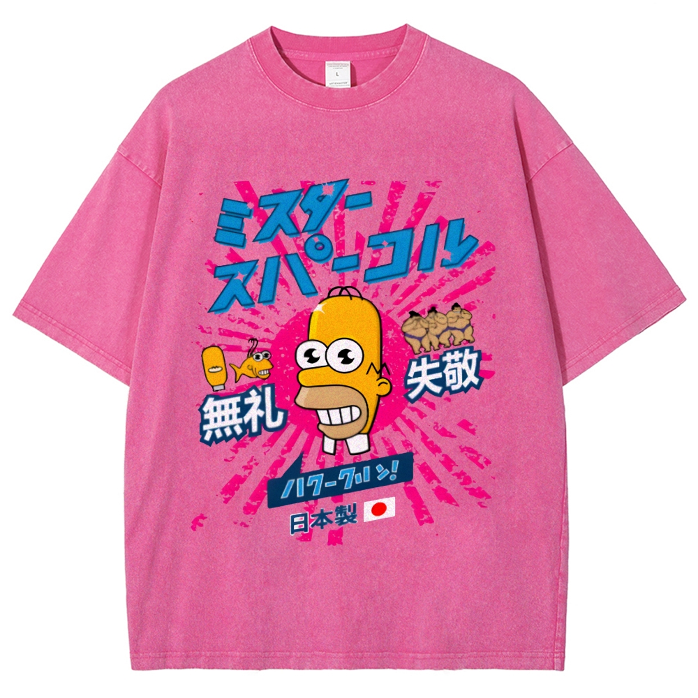 Mr Sparkle Rising Sun Vintage Washed T-shirt