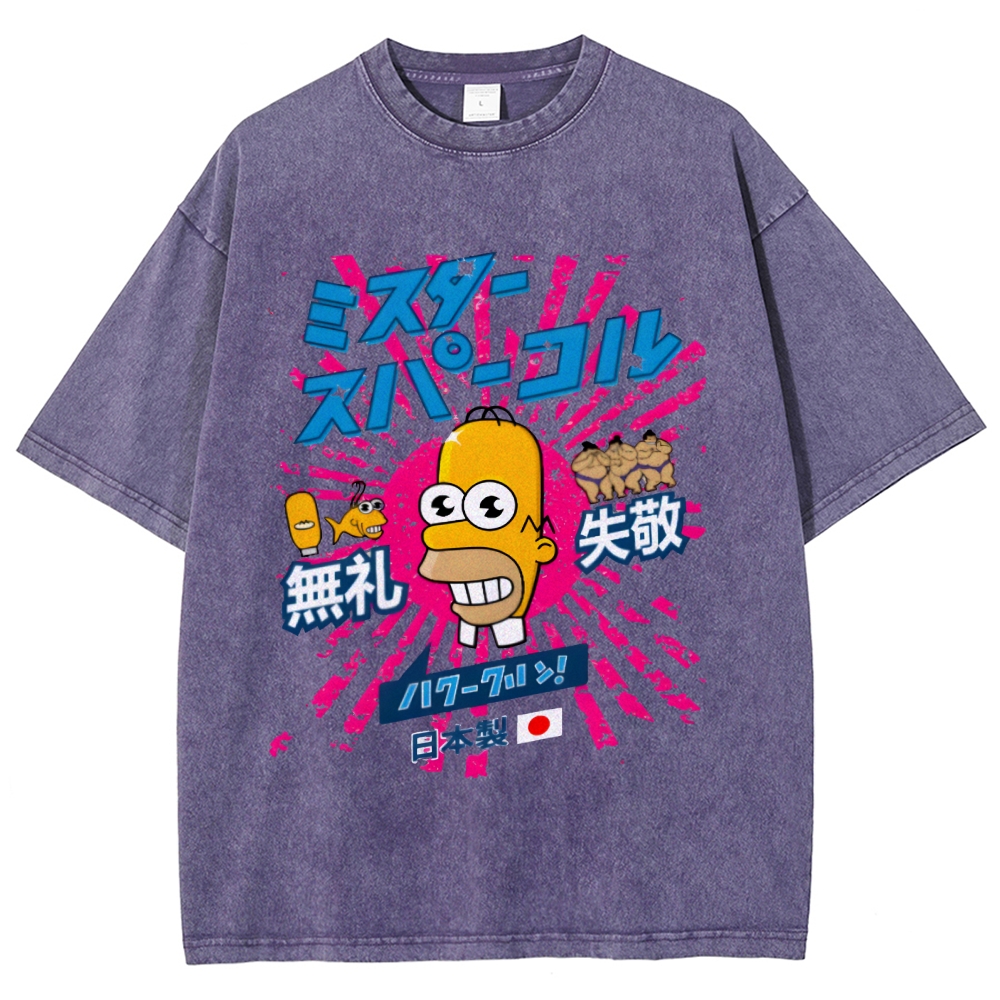 Mr Sparkle Rising Sun Vintage Washed T-shirt