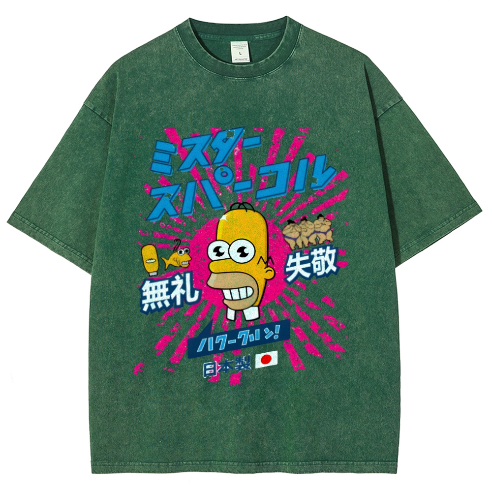 Mr Sparkle Rising Sun Vintage Washed T-shirt