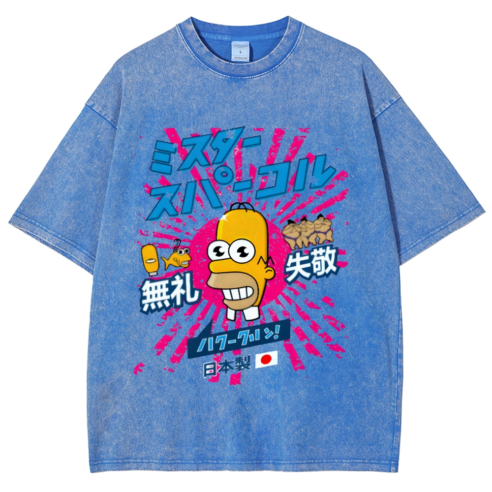 Mr Sparkle Rising Sun Vintage Washed T-shirt