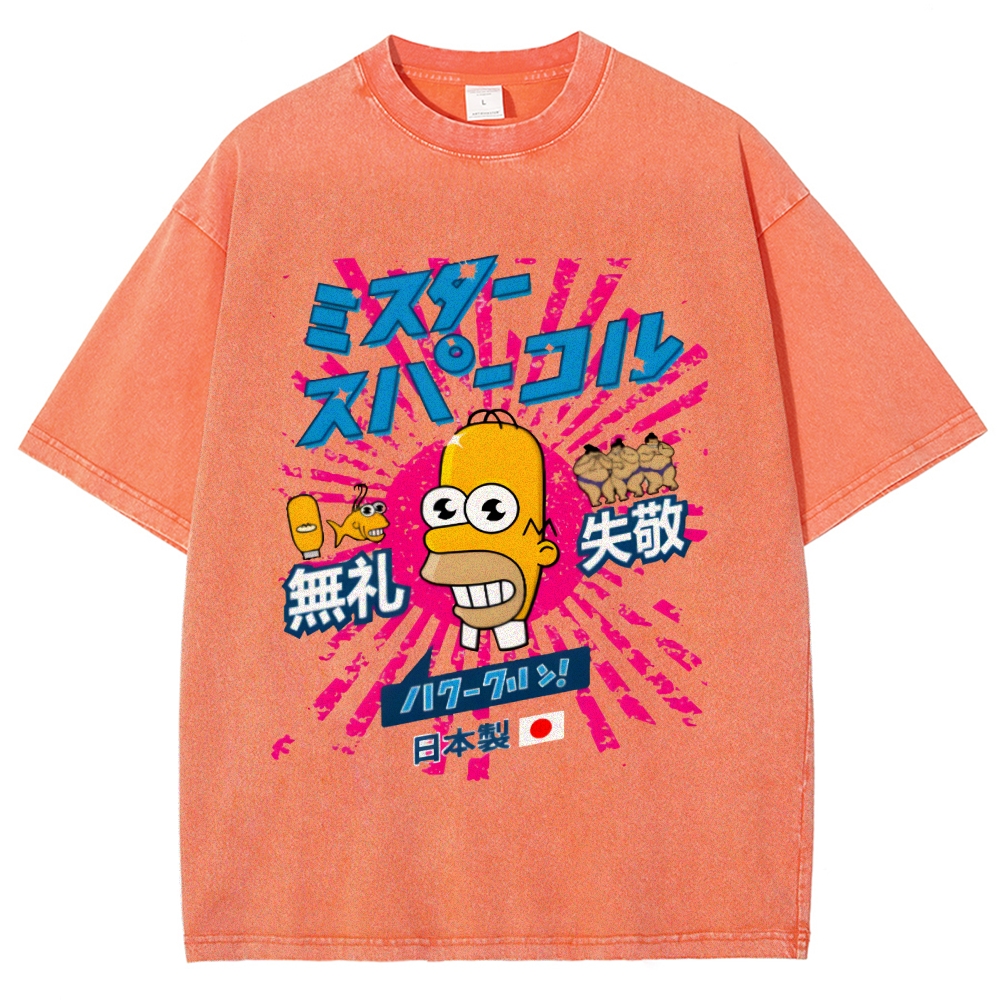 Mr Sparkle Rising Sun Vintage Washed T-shirt