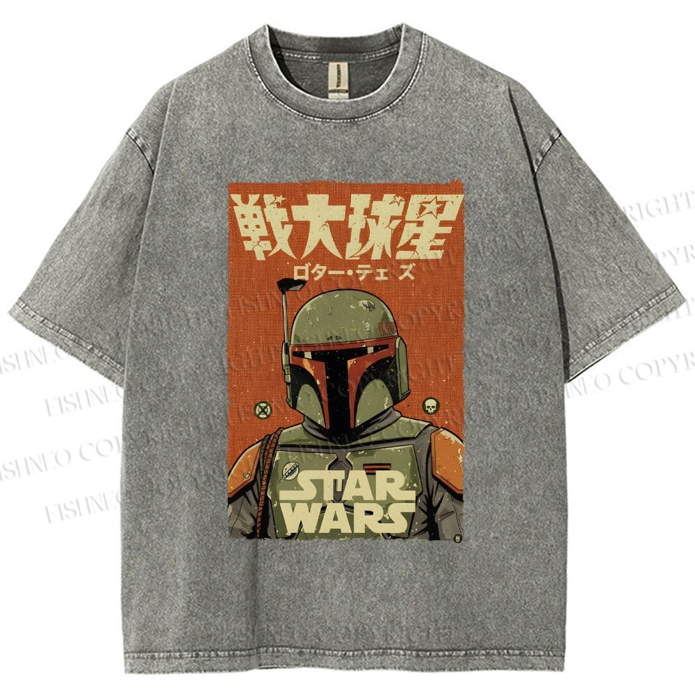 Unisex Star Wars Printed Washed Tee