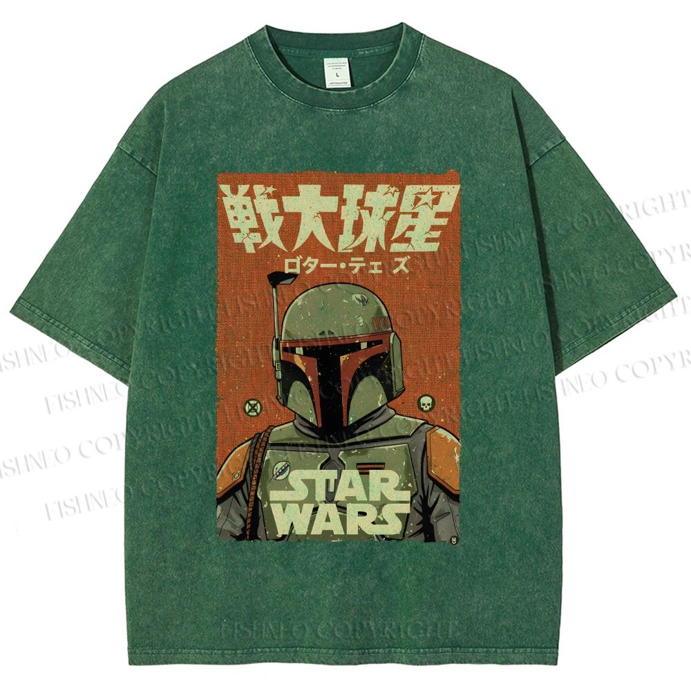 Unisex Star Wars Printed Washed Tee