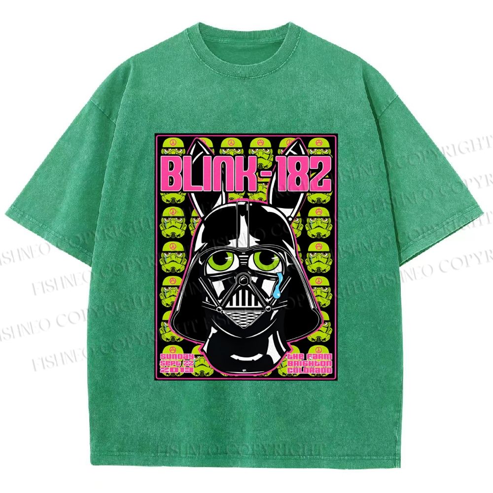 Unisex Blink-182 Printed Washed Tee