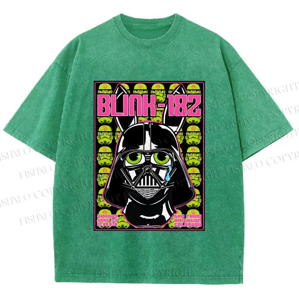 Unisex Blink-182 Printed Washed Tee