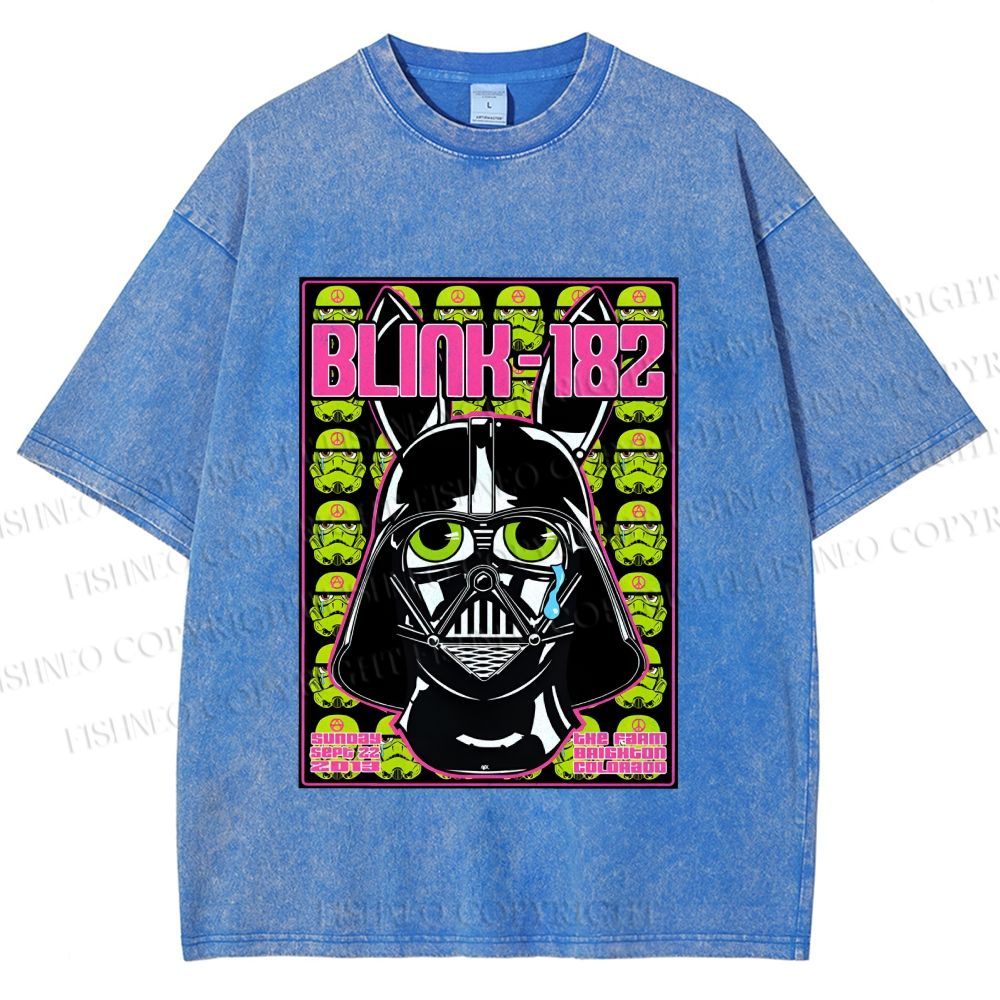 Unisex Blink-182 Printed Washed Tee