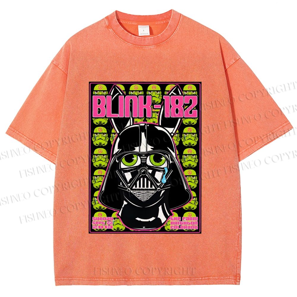 Unisex Blink-182 Printed Washed Tee